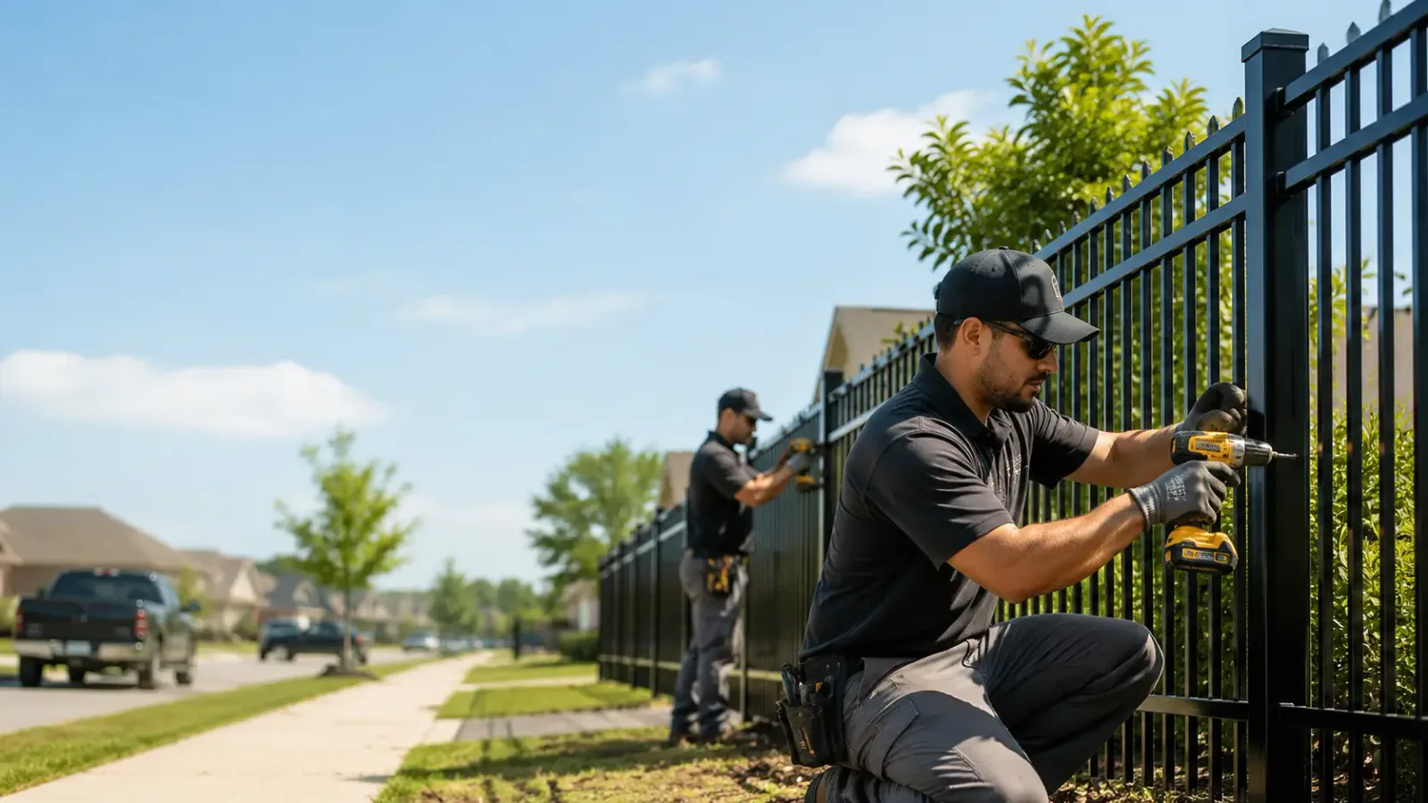 Metal Fence Installation in Caddo, TX